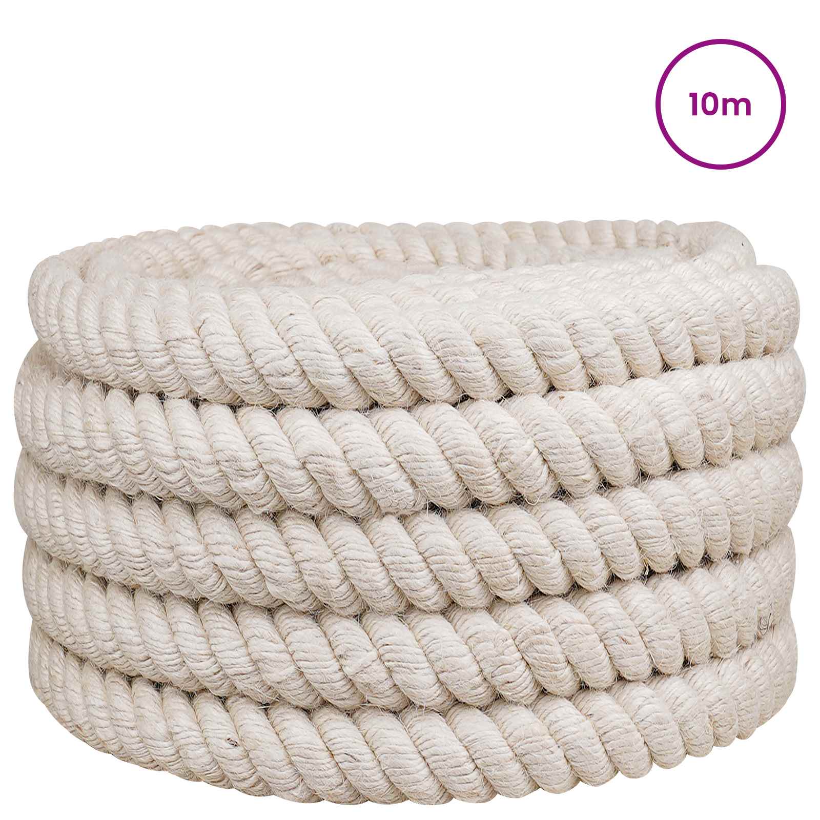 Uže od jute 50 Bijela 100% Juta Tossa