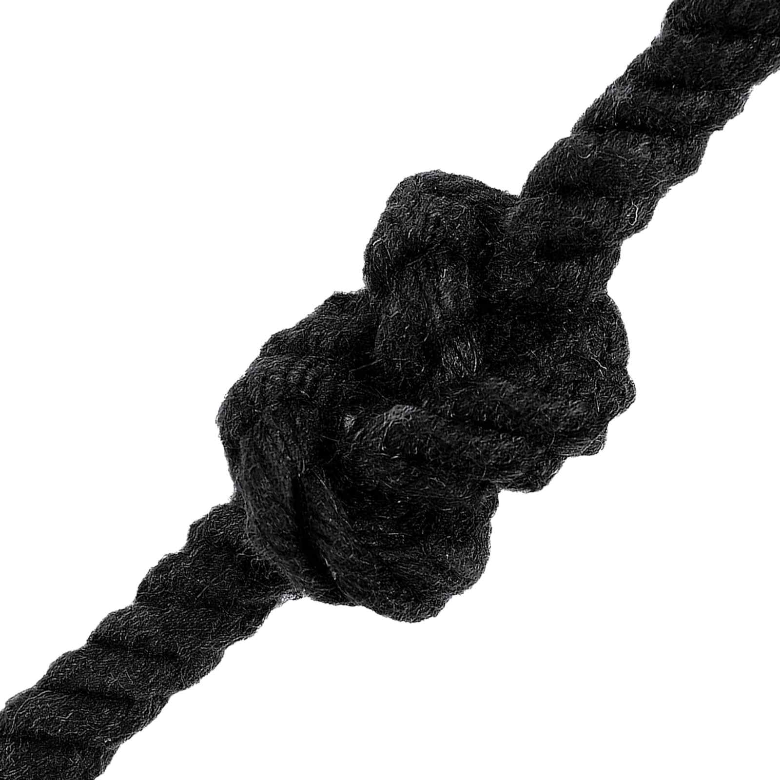 Konop Crna 0,8 x 0,8 x 25000 cm Pamuk