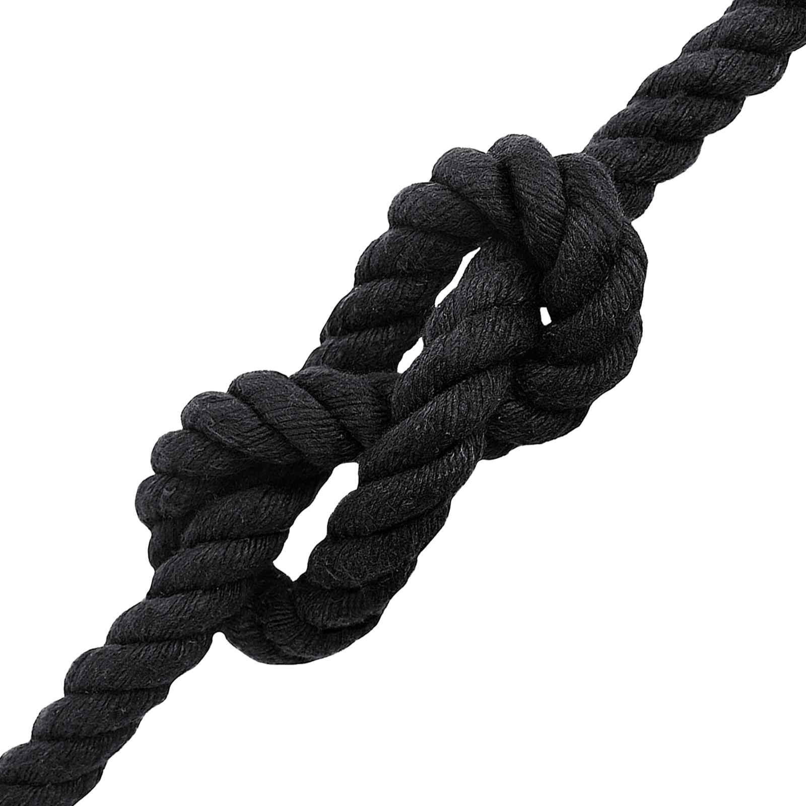 Konop Crna 1,6 x 1,6 x 2500 cm Pamuk