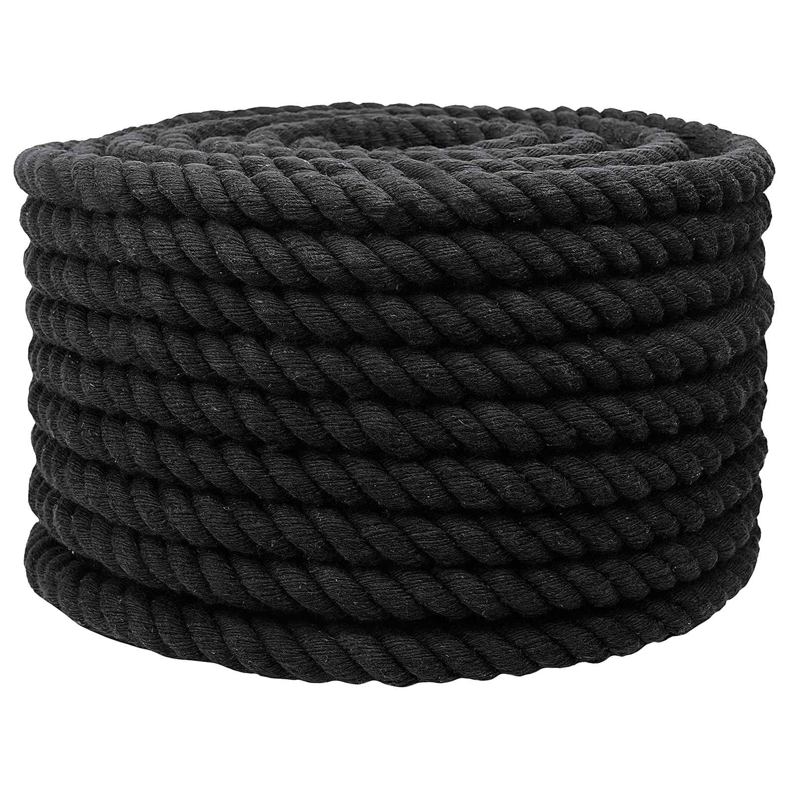 Konop Crna 1,6 x 1,6 x 10000 cm Pamuk