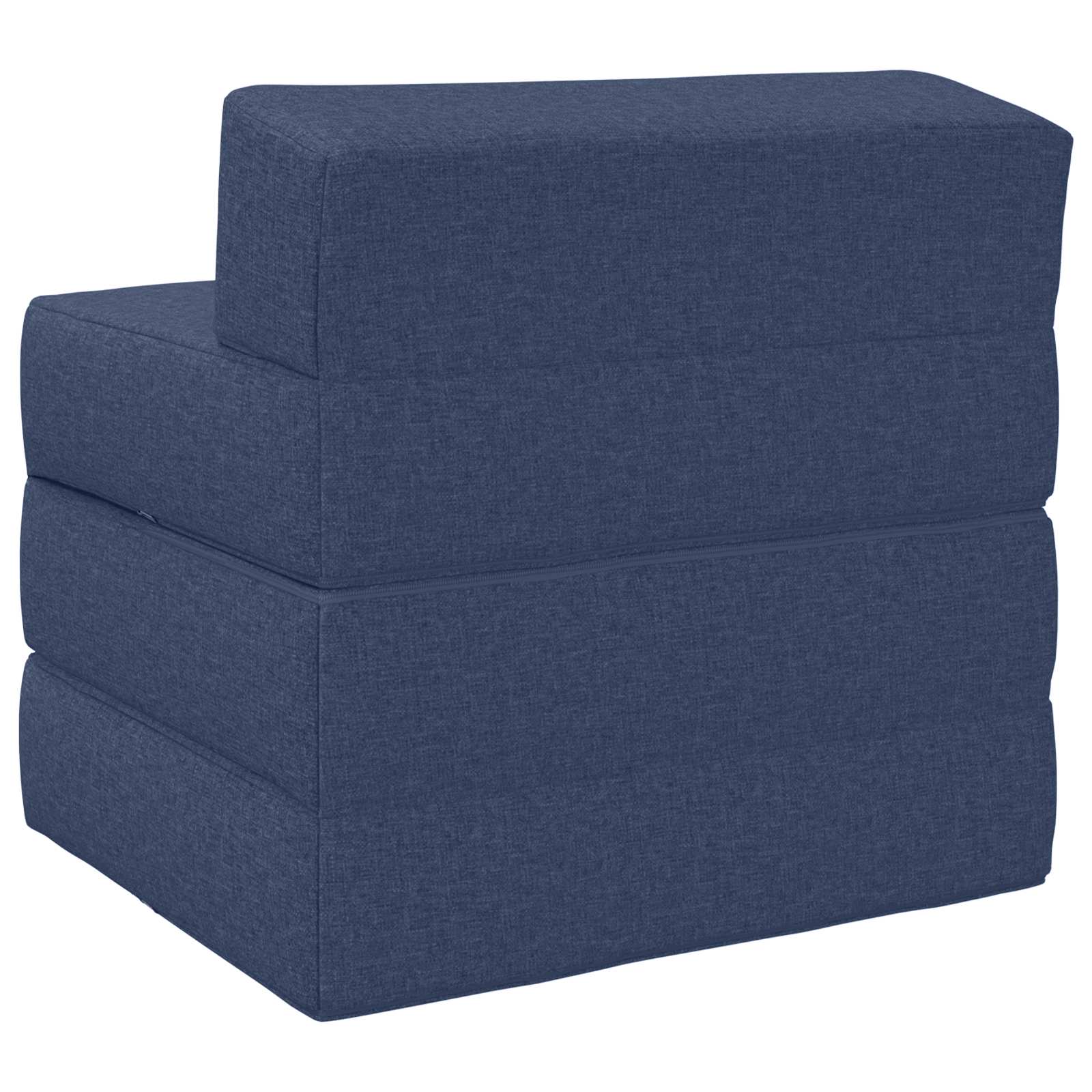 Sofa na razvlačenje Plava 200 x 70 x 15 cm Tkanina