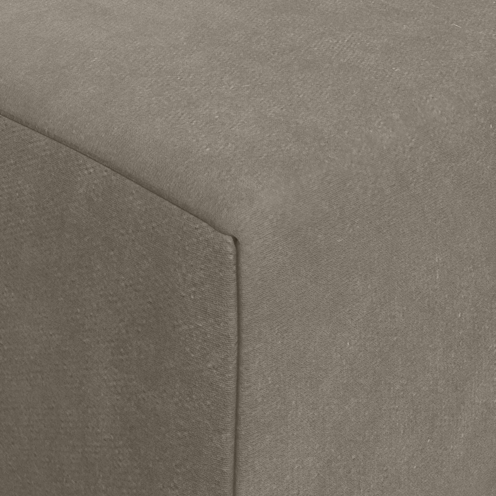 Sofa na razvlačenje Svjetlosiva 200 x 70 x 15 cm Baršun