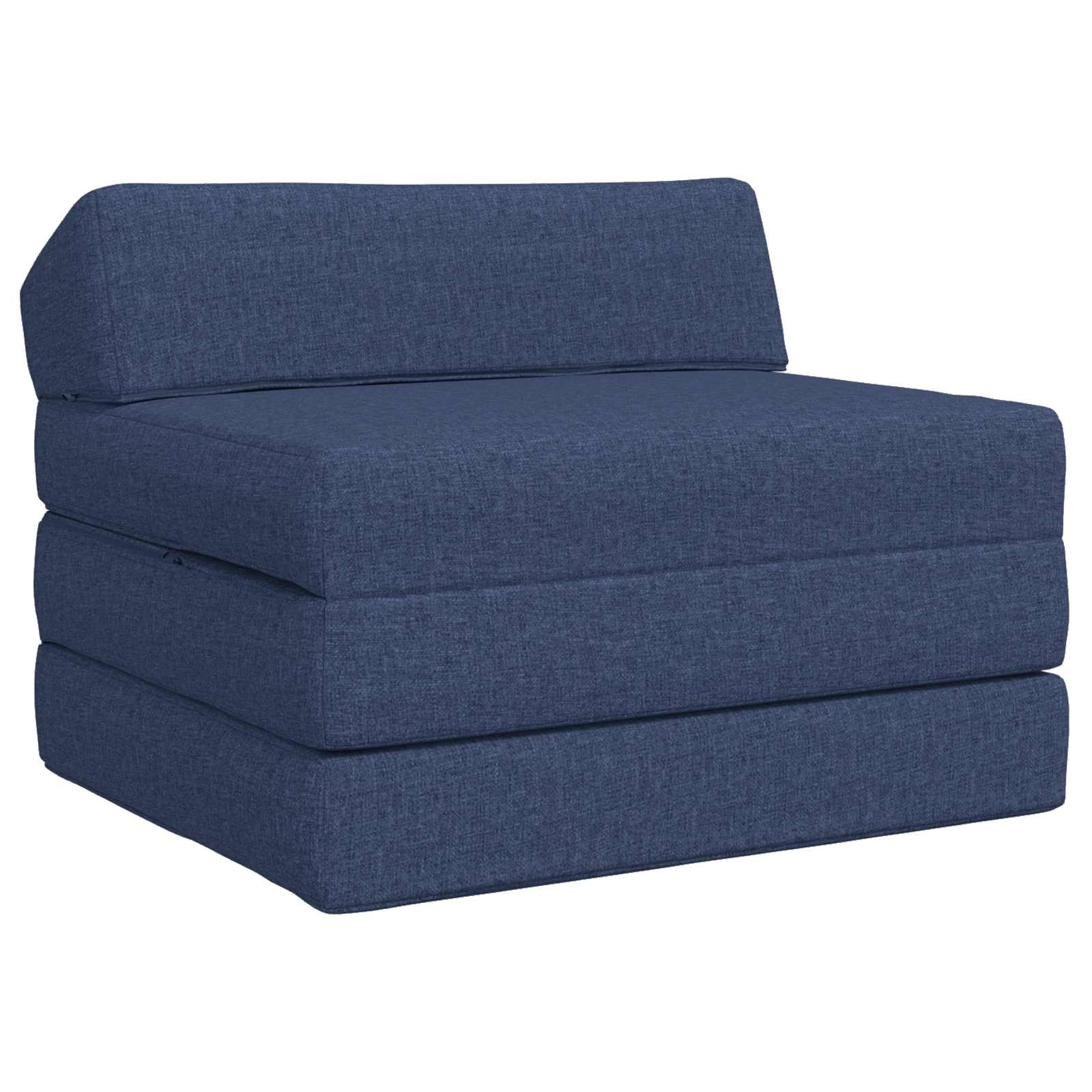 Sofa na razvlačenje Plava 200 x 70 x 10 cm Tkanina