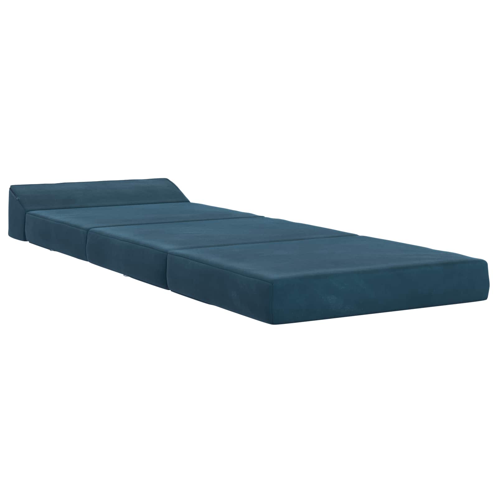 Sofa na razvlačenje Plava 200 x 70 x 10 cm Baršun