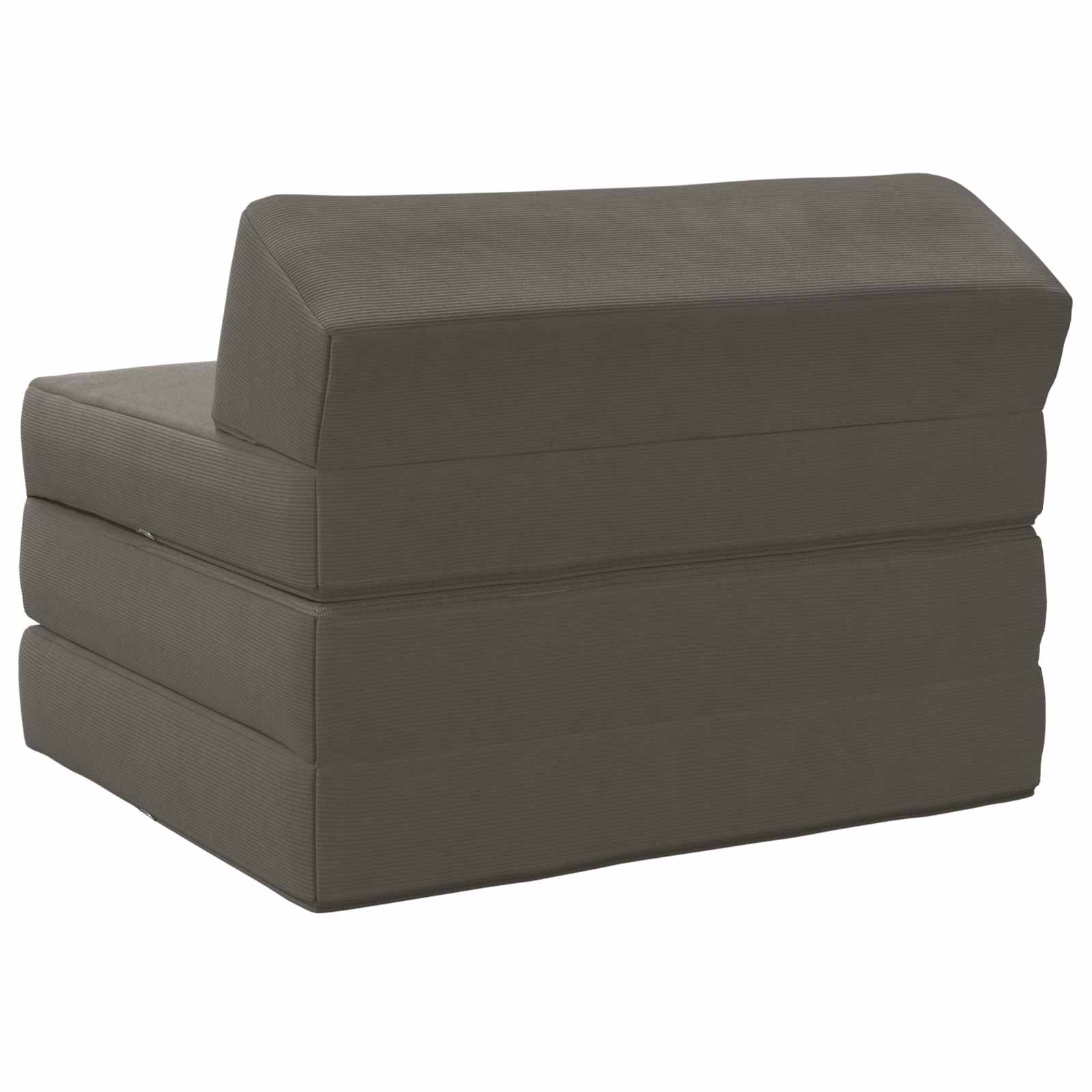 Sofa na razvlačenje Svjetlosiva 200 x 70 x 10 cm