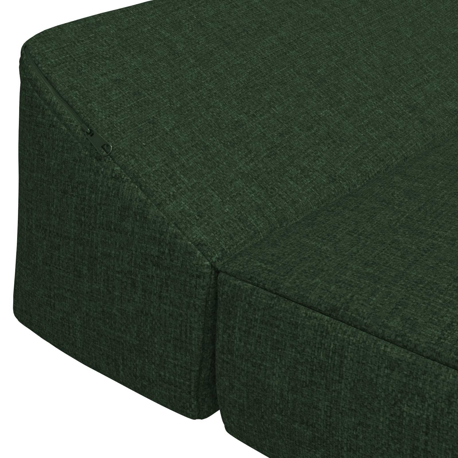Sofa na razvlačenje Tamnozelena 120 x 60 x 49 cm Tkanina