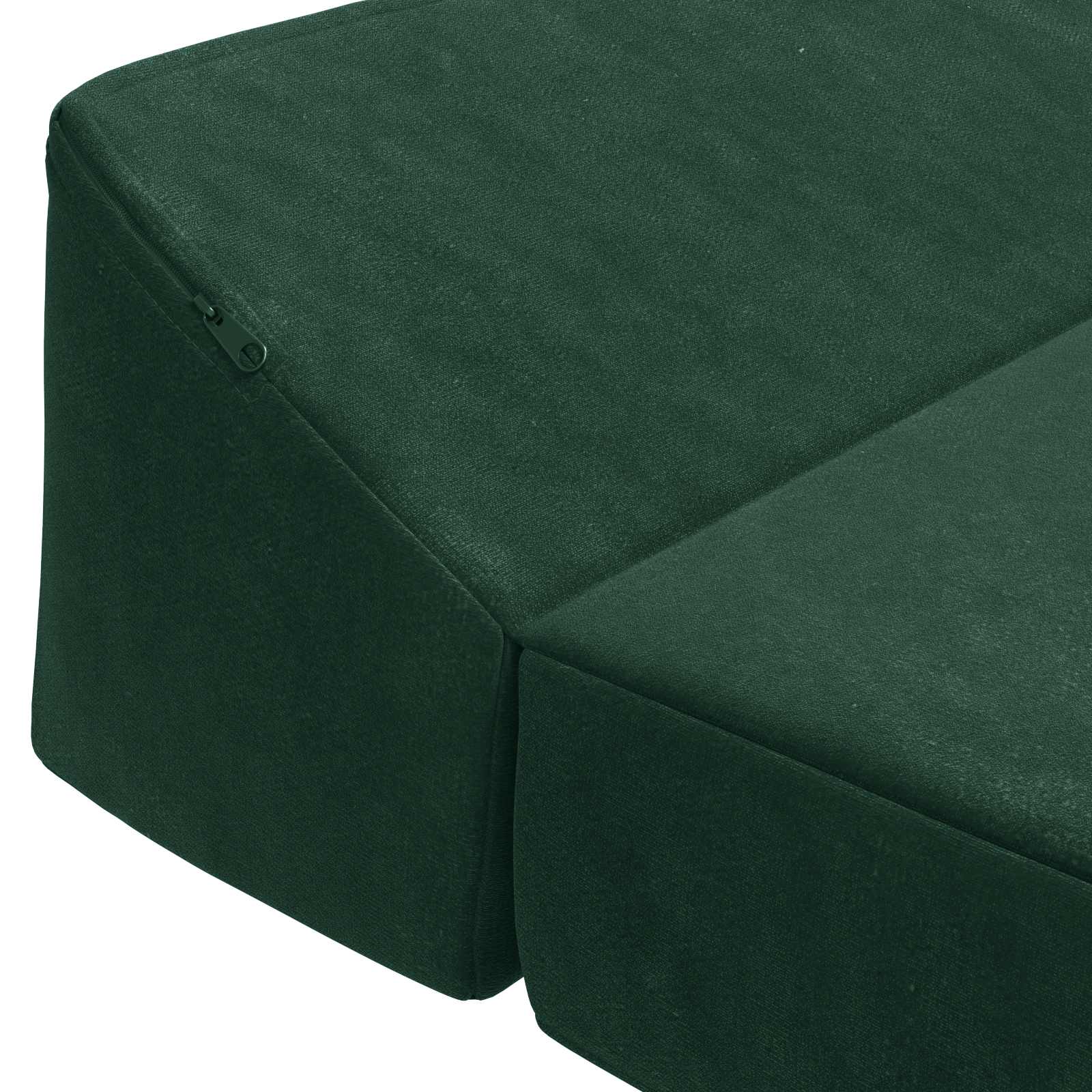 Sofa na razvlačenje Tamnozelena 120 x 60 x 49 cm Tkanina