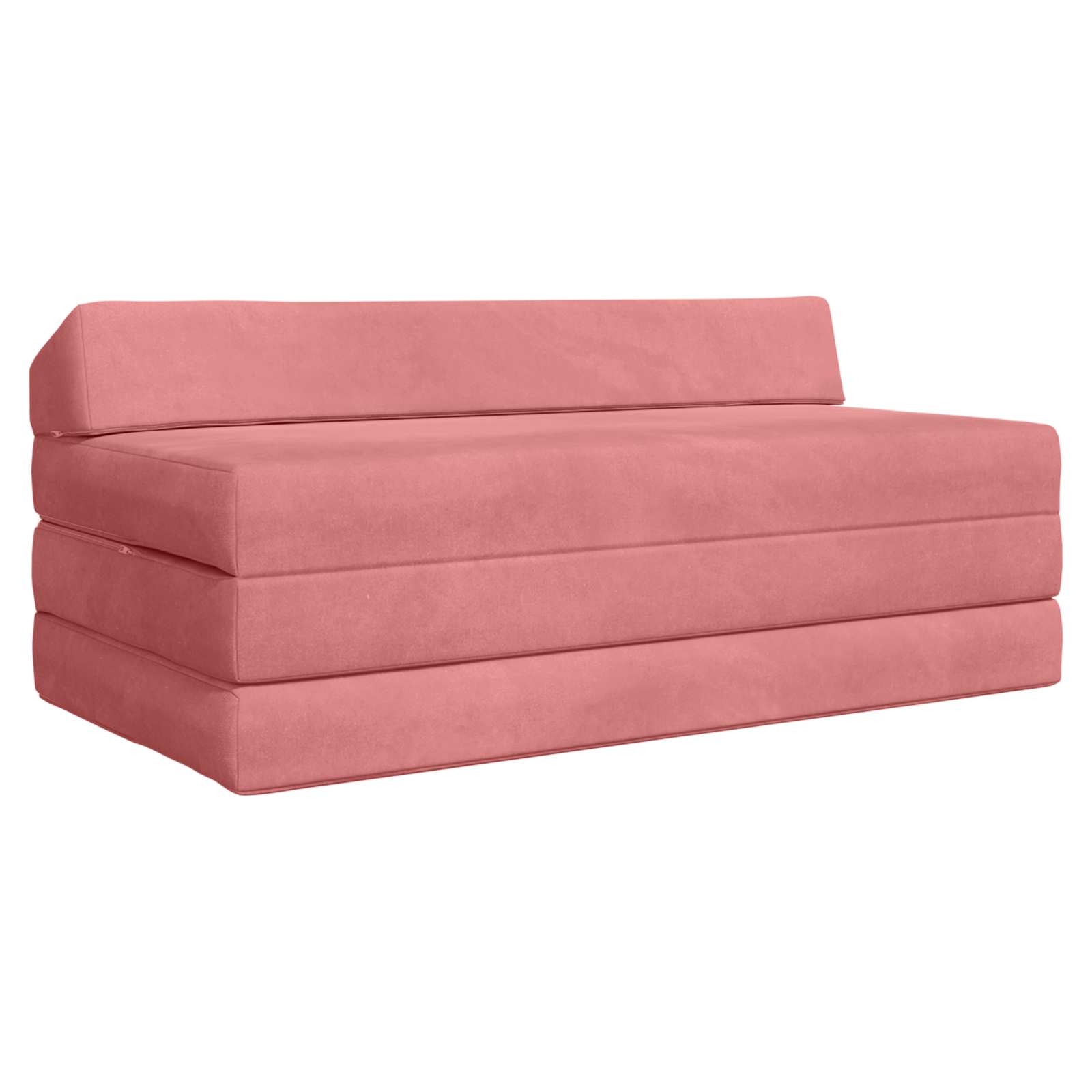 Sofa na razvlačenje Ružičasta 120 x 60 x 49 cm Tkanina
