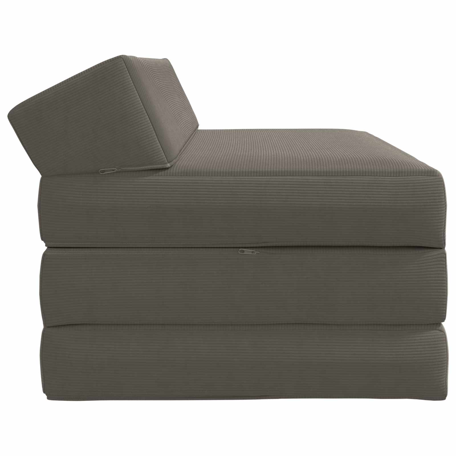 Sofa na razvlačenje Svjetlosiva 120 x 60 x 49 cm Tkanina