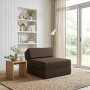 Sofa na razvlačenje Sivosmeđa 60 x 70 x 41 cm Tkanina