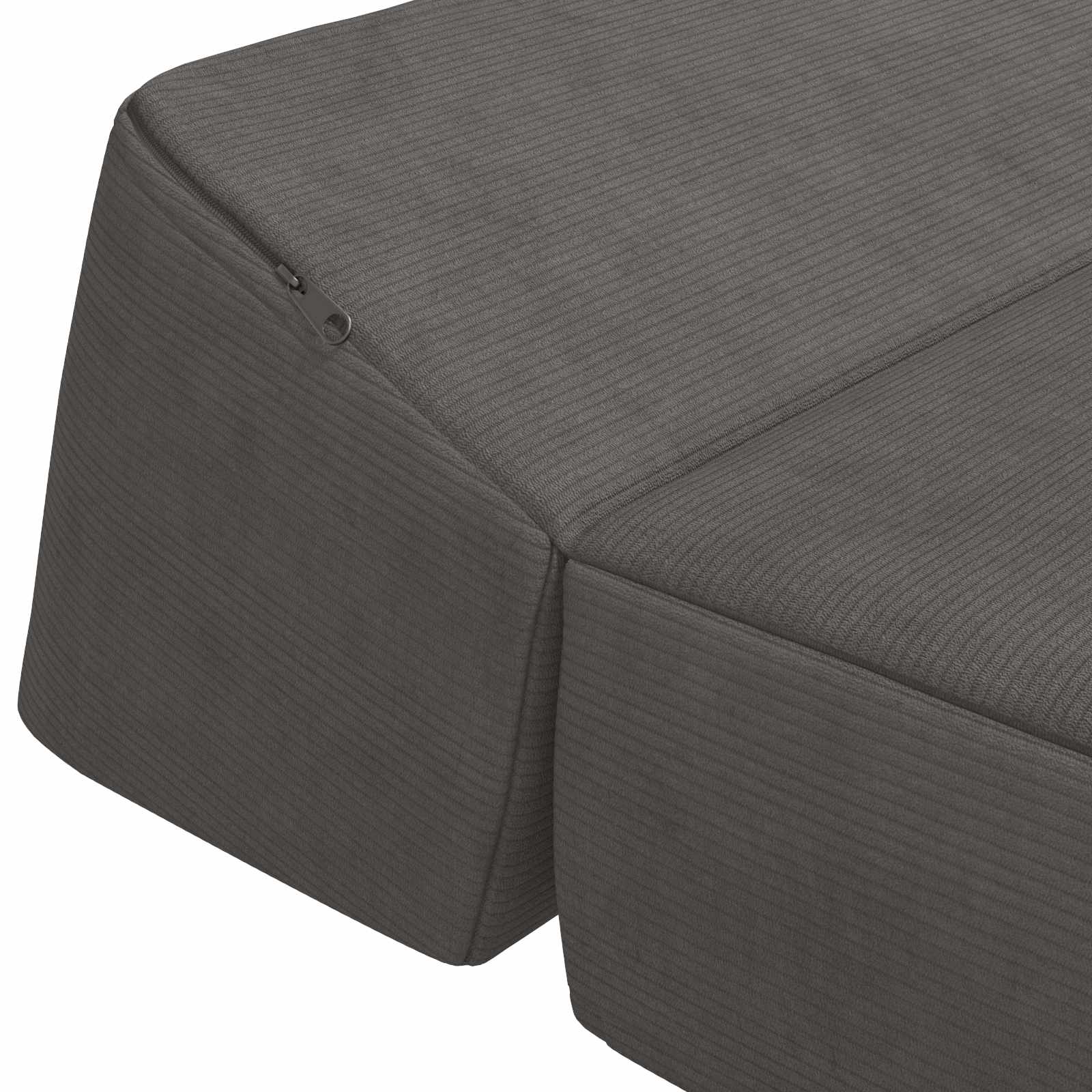 Sofa na razvlačenje Tamnosiva 60 x 70 x 41 cm Tkanina