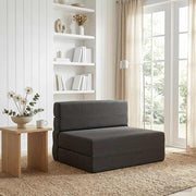 Sofa na razvlačenje Tamnosiva 70 x 72 x 60 cm Tkanina