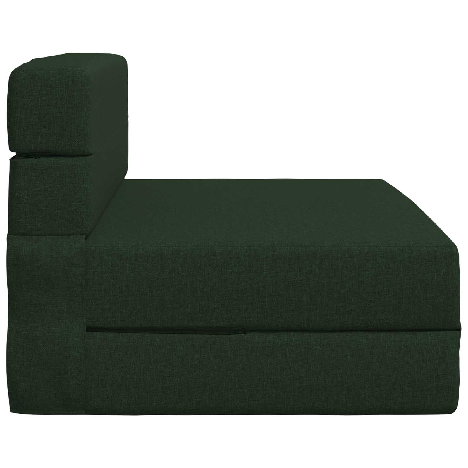 Sofa na razvlačenje Tamnozelena 70 x 72 x 60 cm Tkanina