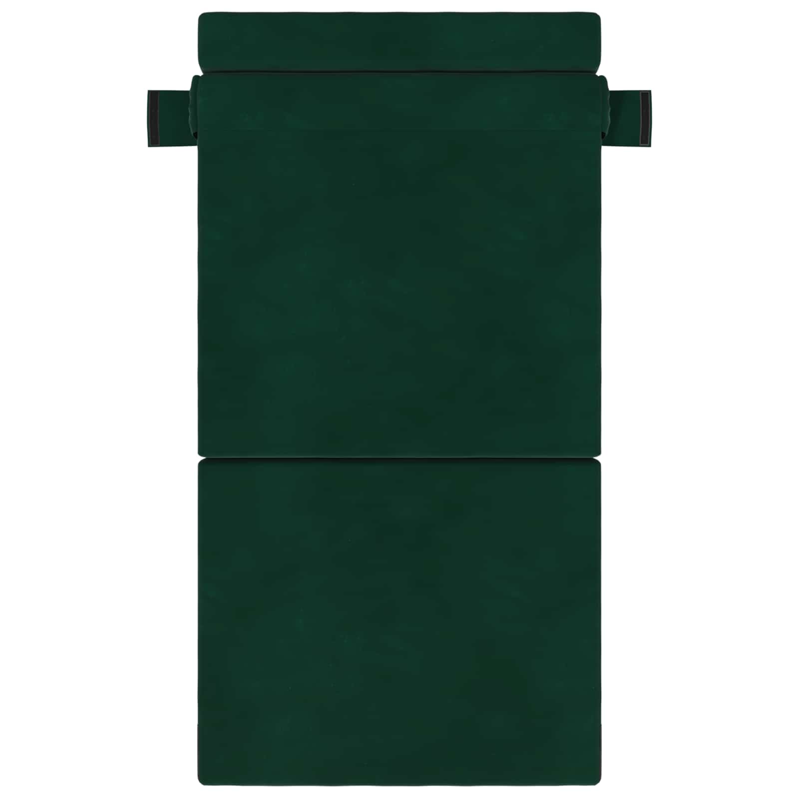Sofa na razvlačenje Tamnozelena 70 x 72 x 60 cm Tkanina