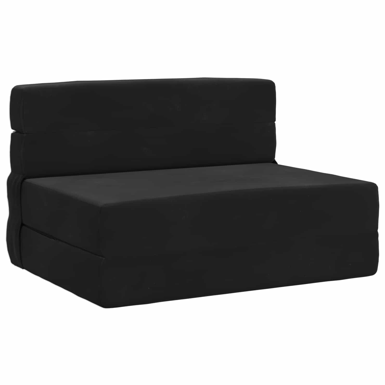 Sofa na razvlačenje Crna 70 x 72 x 60 cm Tkanina