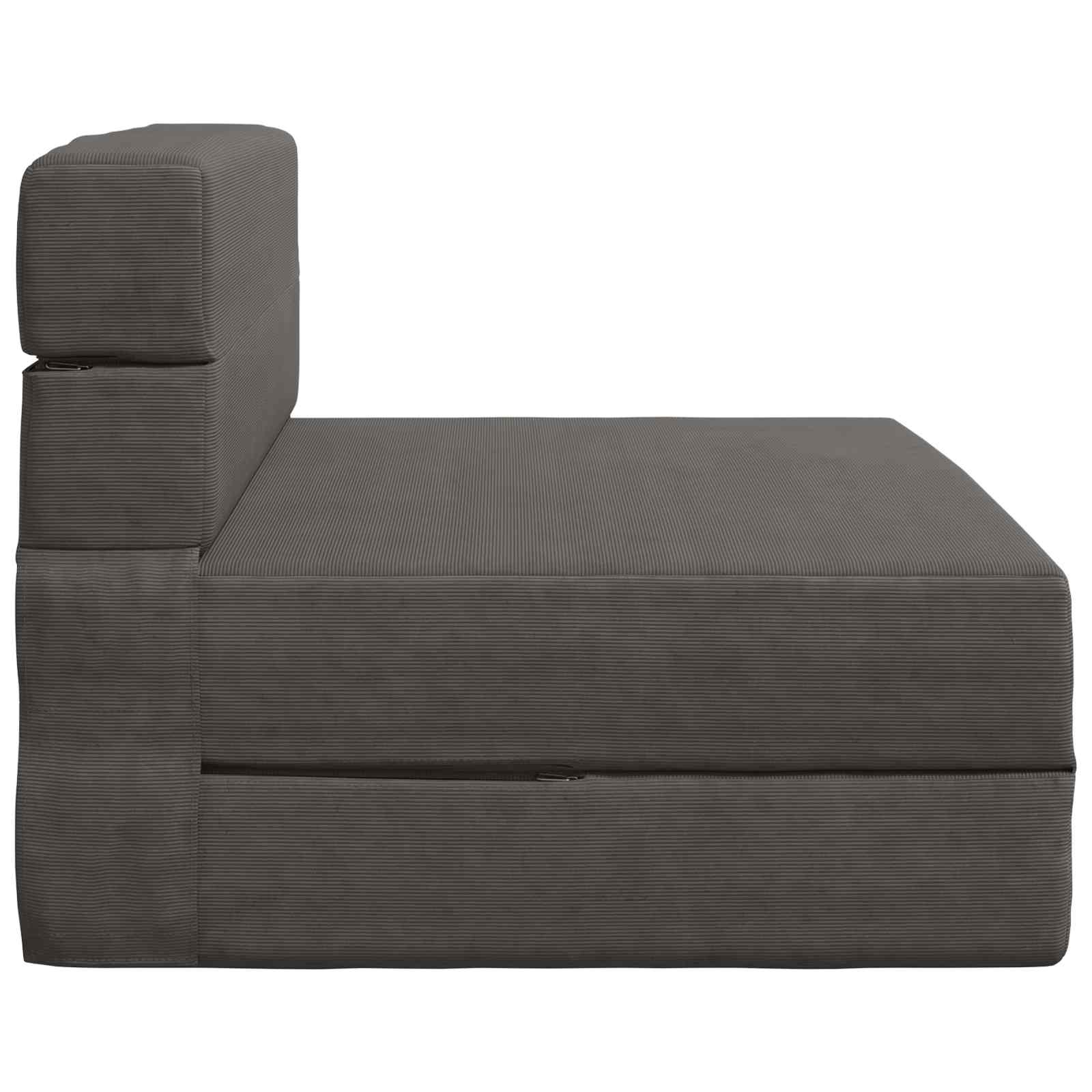 Sofa na razvlačenje Tamnosiva 70 x 72 x 60 cm Tkanina