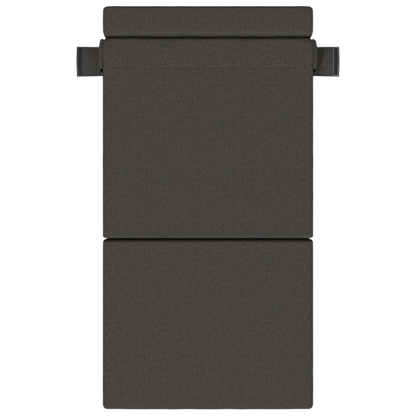Preklopni madrac za sofu Tamnosiva 70 x 80 x 60 cm Tkanina