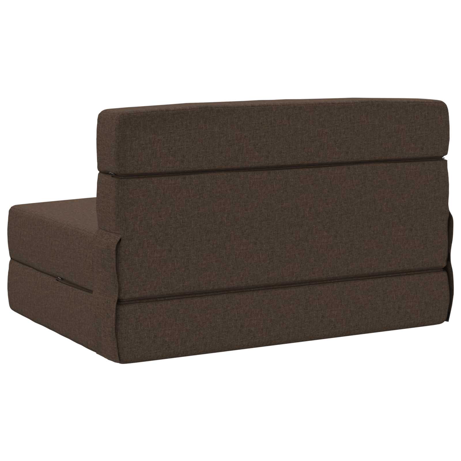 Preklopni madrac za sofu Sivosmeđa 70 x 80 x 60 cm Tkanina