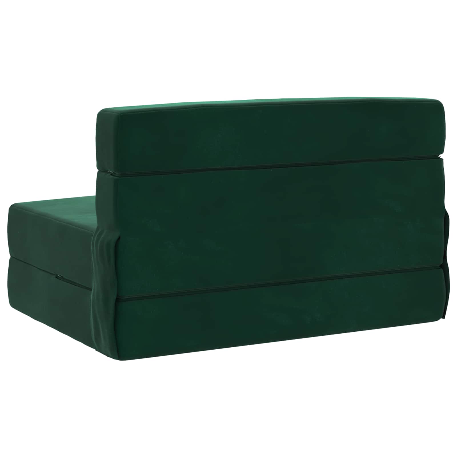 Sofa na razvlačenje Tamnozelena 70 x 80 x 60 cm Tkanina