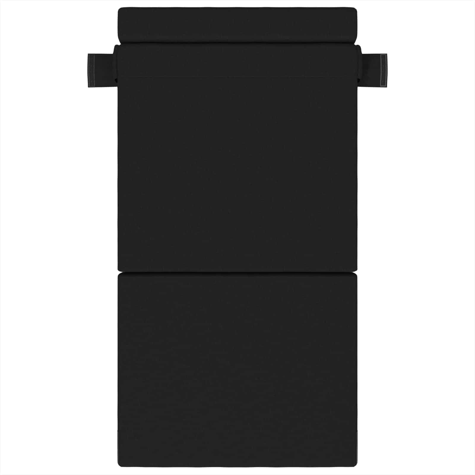 Preklopni madrac za sofu Crna 100 x 80 x 60 cm Tkanina