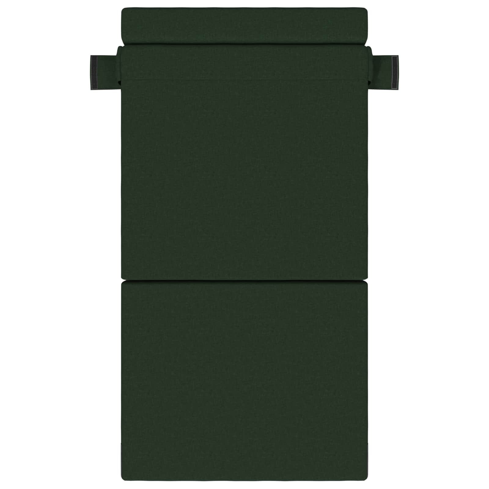 Preklopni madrac za sofu Tamnozelena 100 x 80 x 60 cm Tkanina