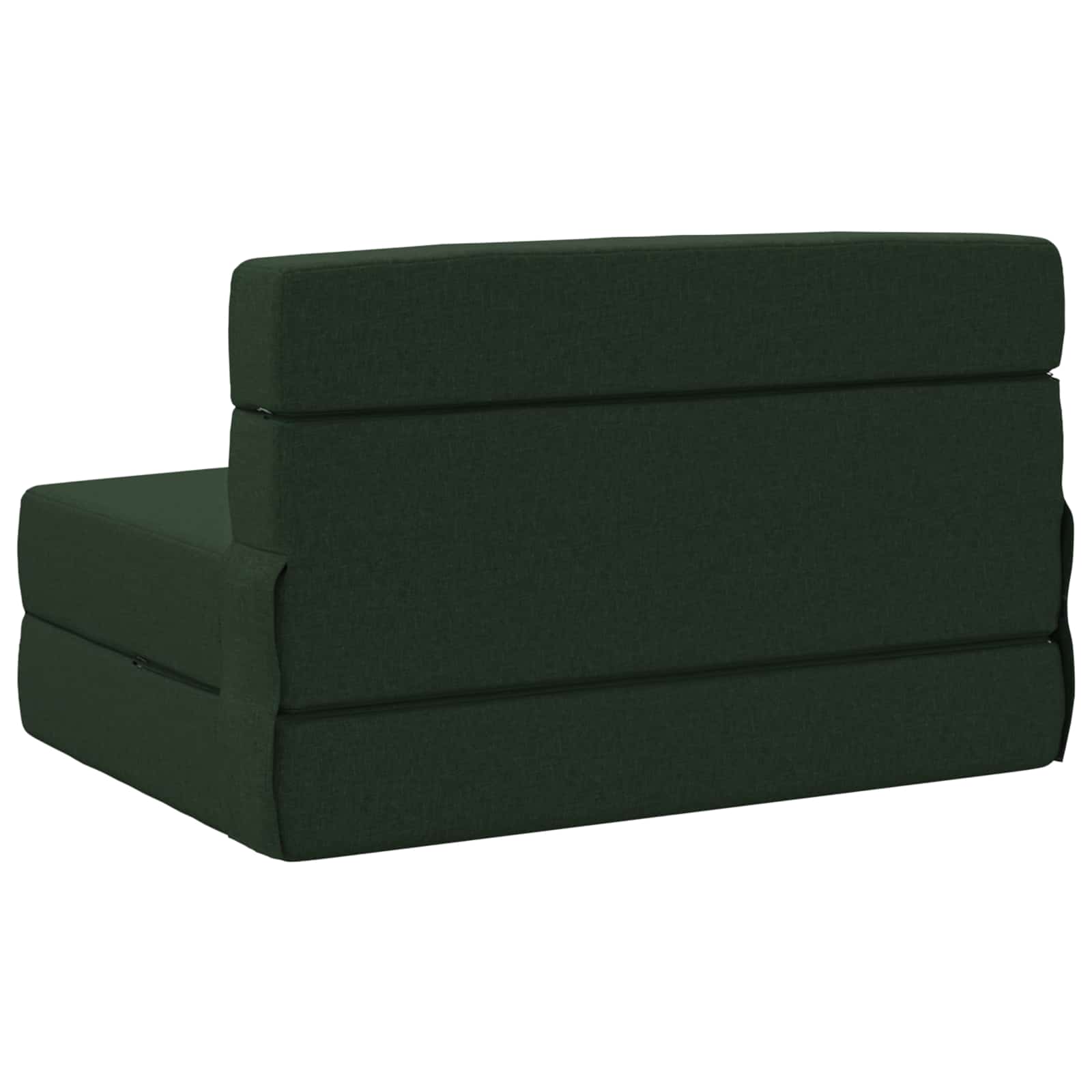 Preklopni madrac za sofu Tamnozelena 100 x 80 x 60 cm Tkanina