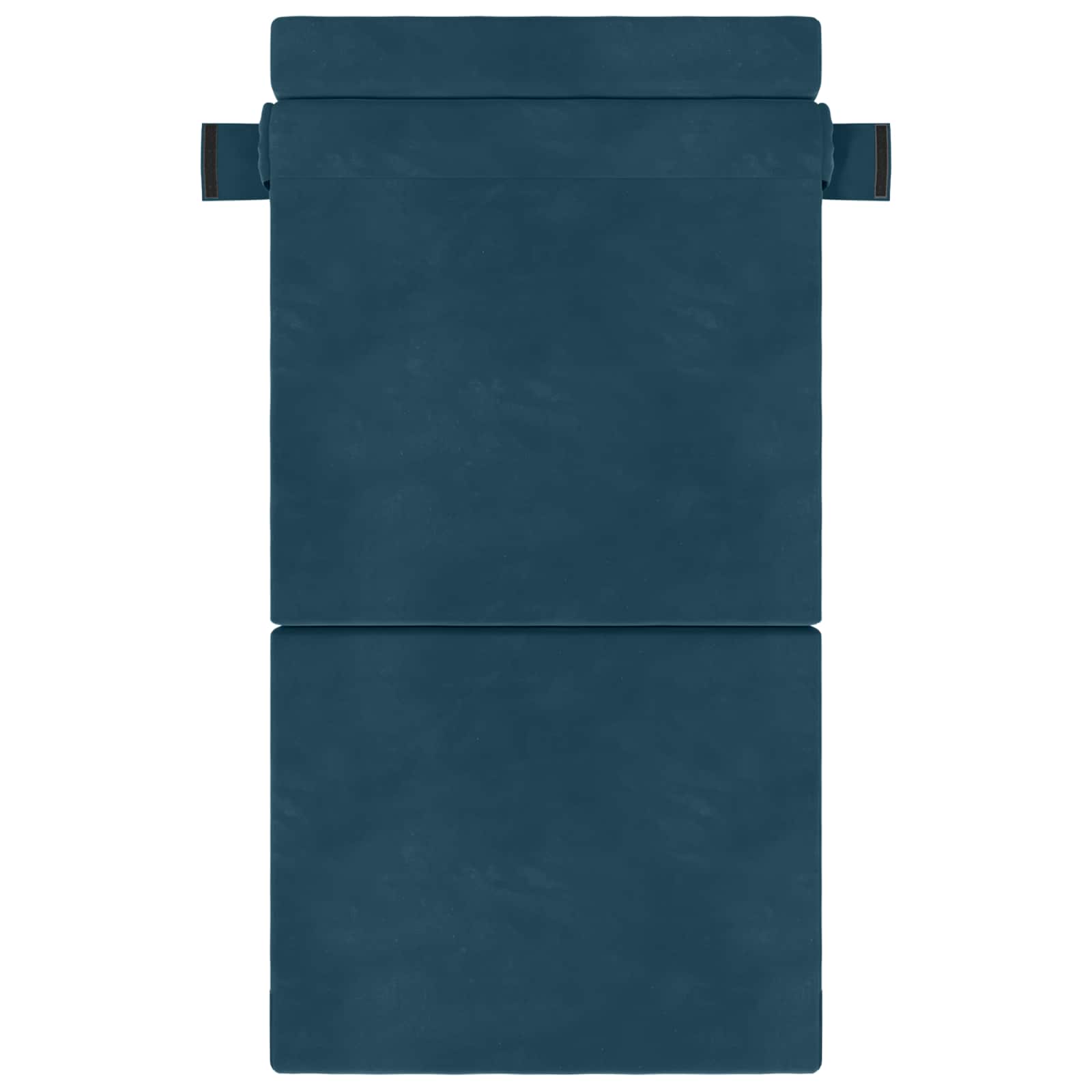 Preklopni madrac za sofu Plava 100 x 80 x 60 cm Tkanina