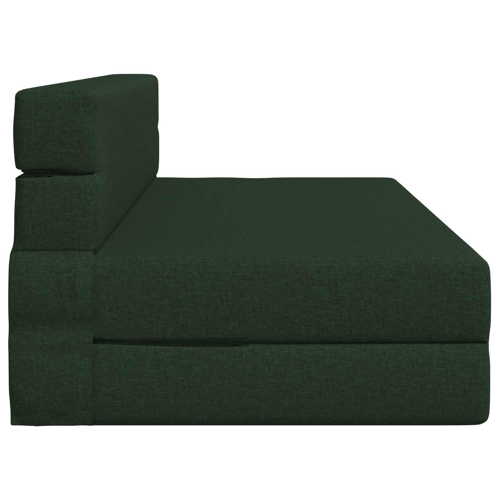 Preklopni madrac za sofu Tamnozelena 152 x 86,5 x 60 cm Tkanina