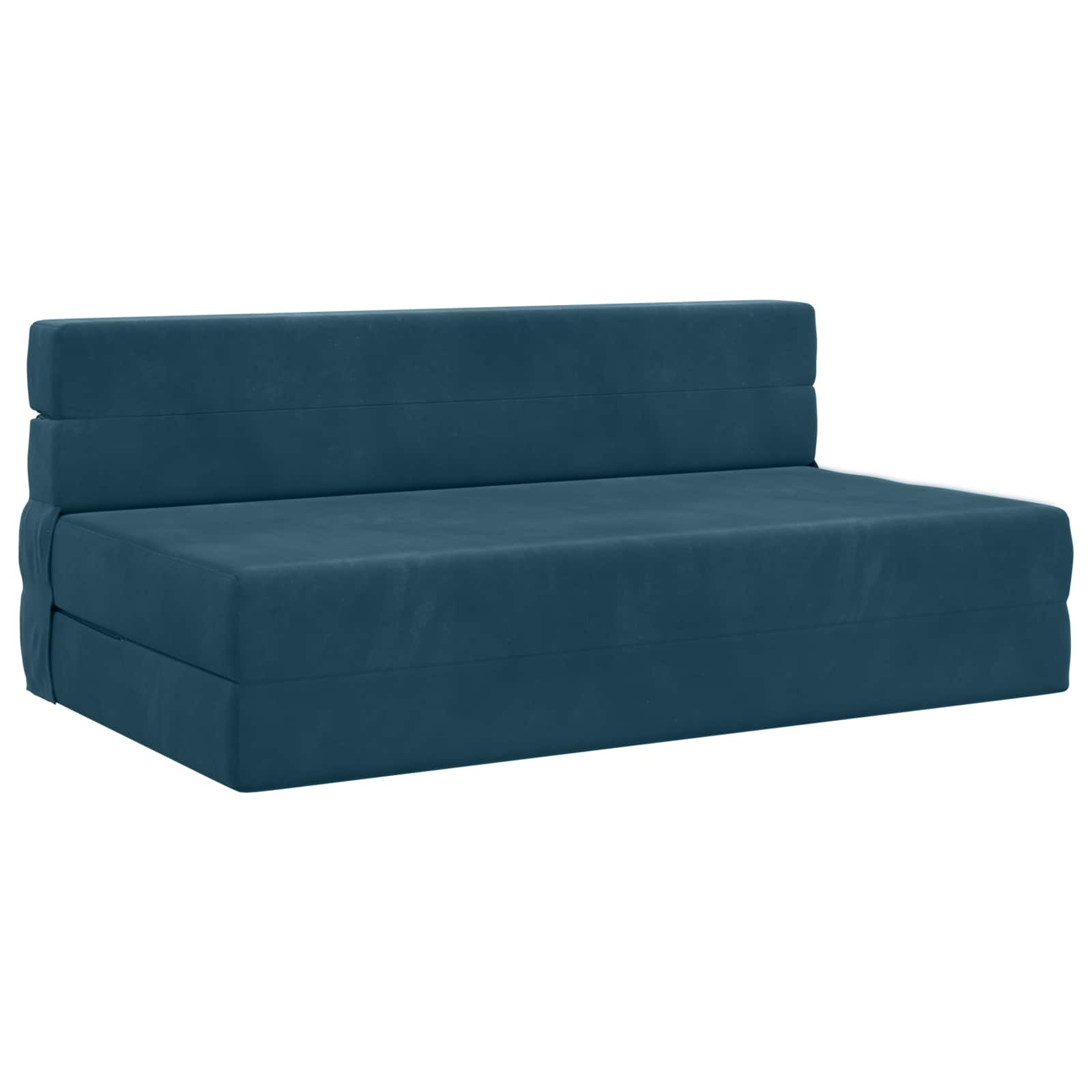Sofa na razvlačenje Plava 152 x 86,5 x 60 cm Tkanina