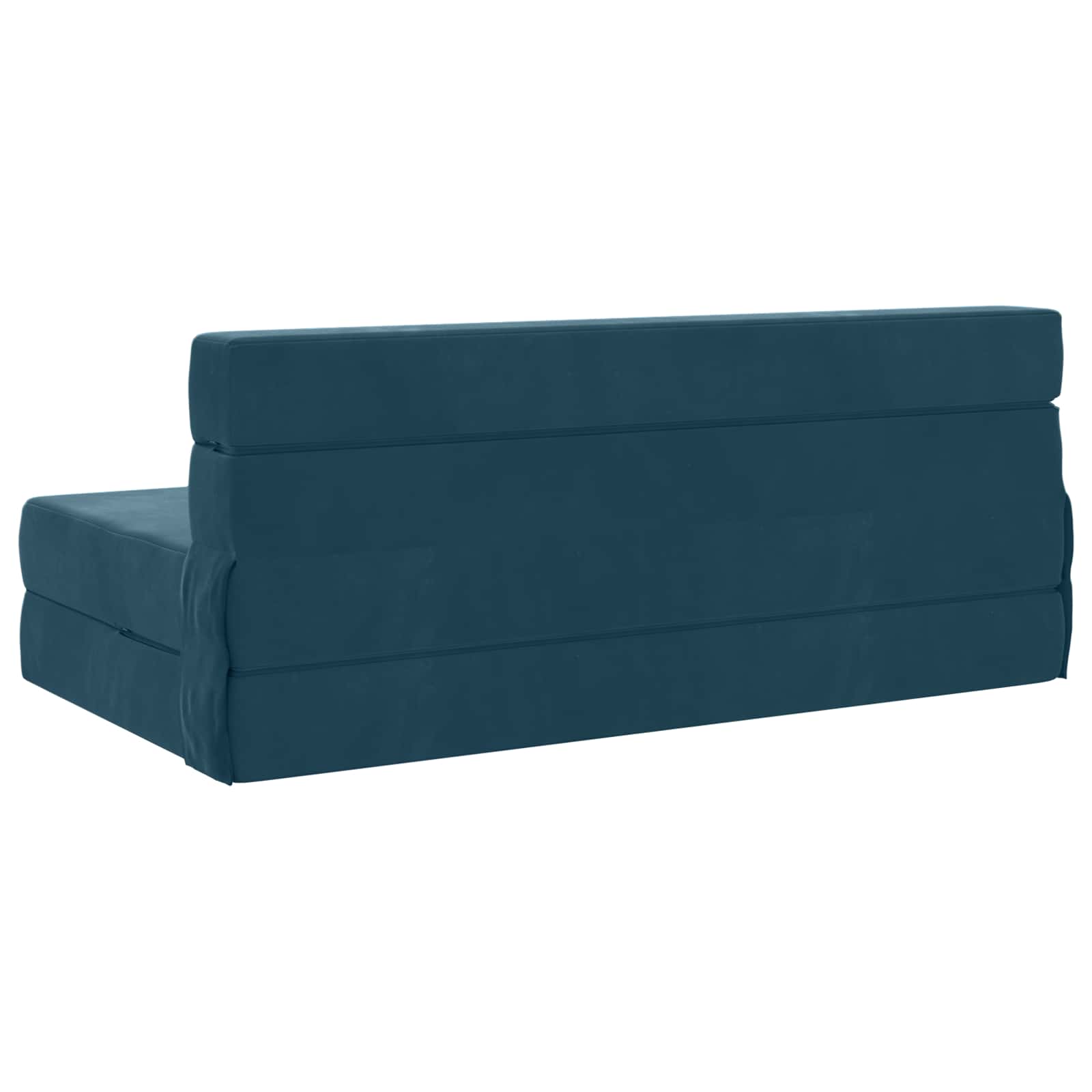 Preklopni madrac za sofu Plava 152 x 86,5 x 60 cm Tkanina