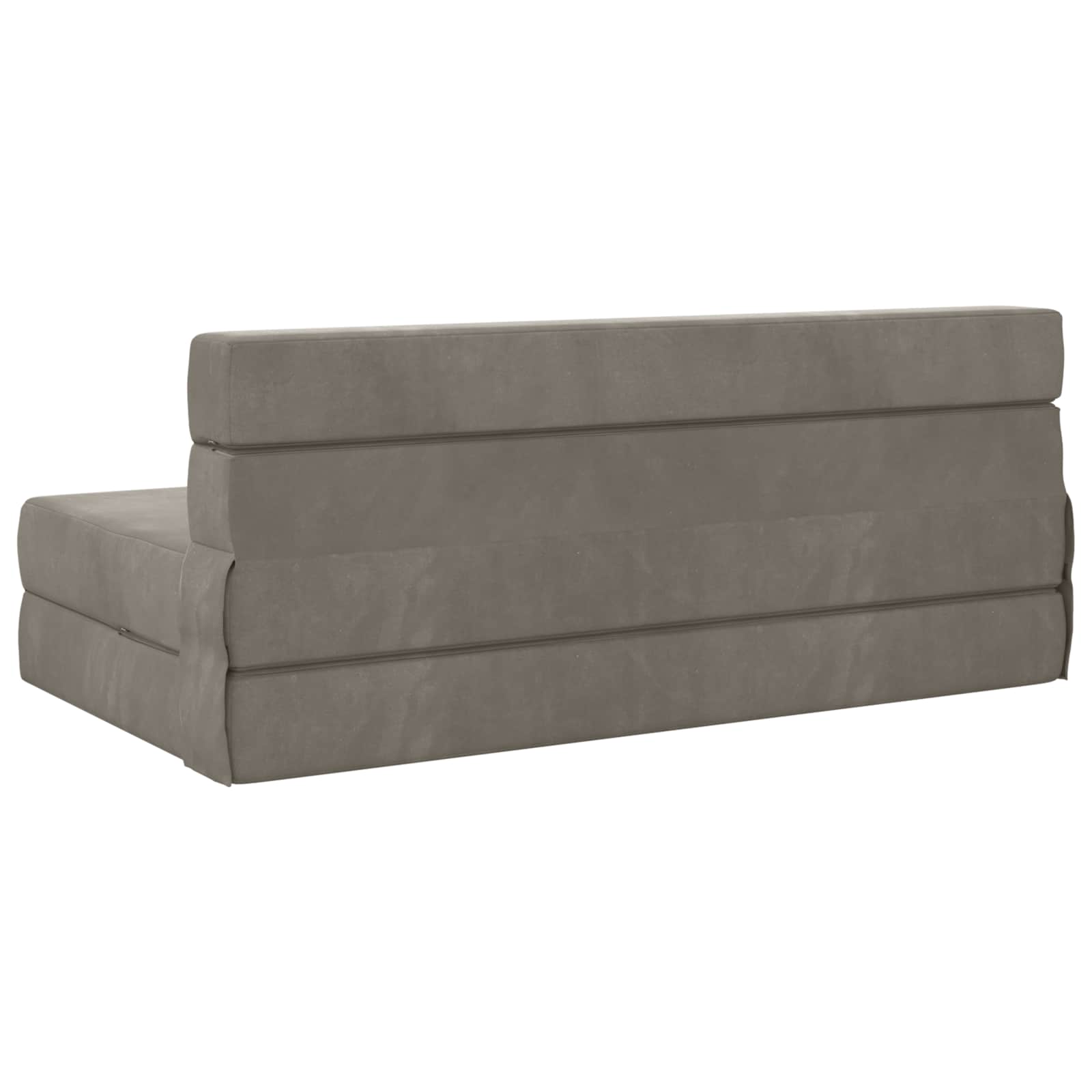 Preklopni madrac za sofu Svjetlosiva 152 x 86,5 x 60 cm Tkanina