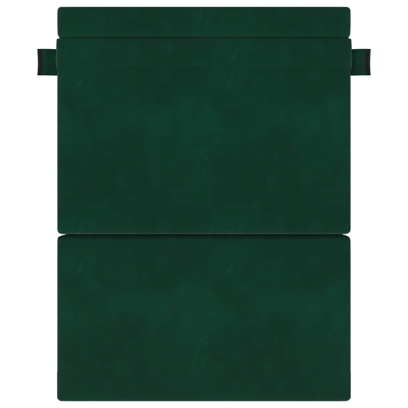 Preklopni madrac za sofu Tamnozelena 152 x 86,5 x 60 cm Tkanina