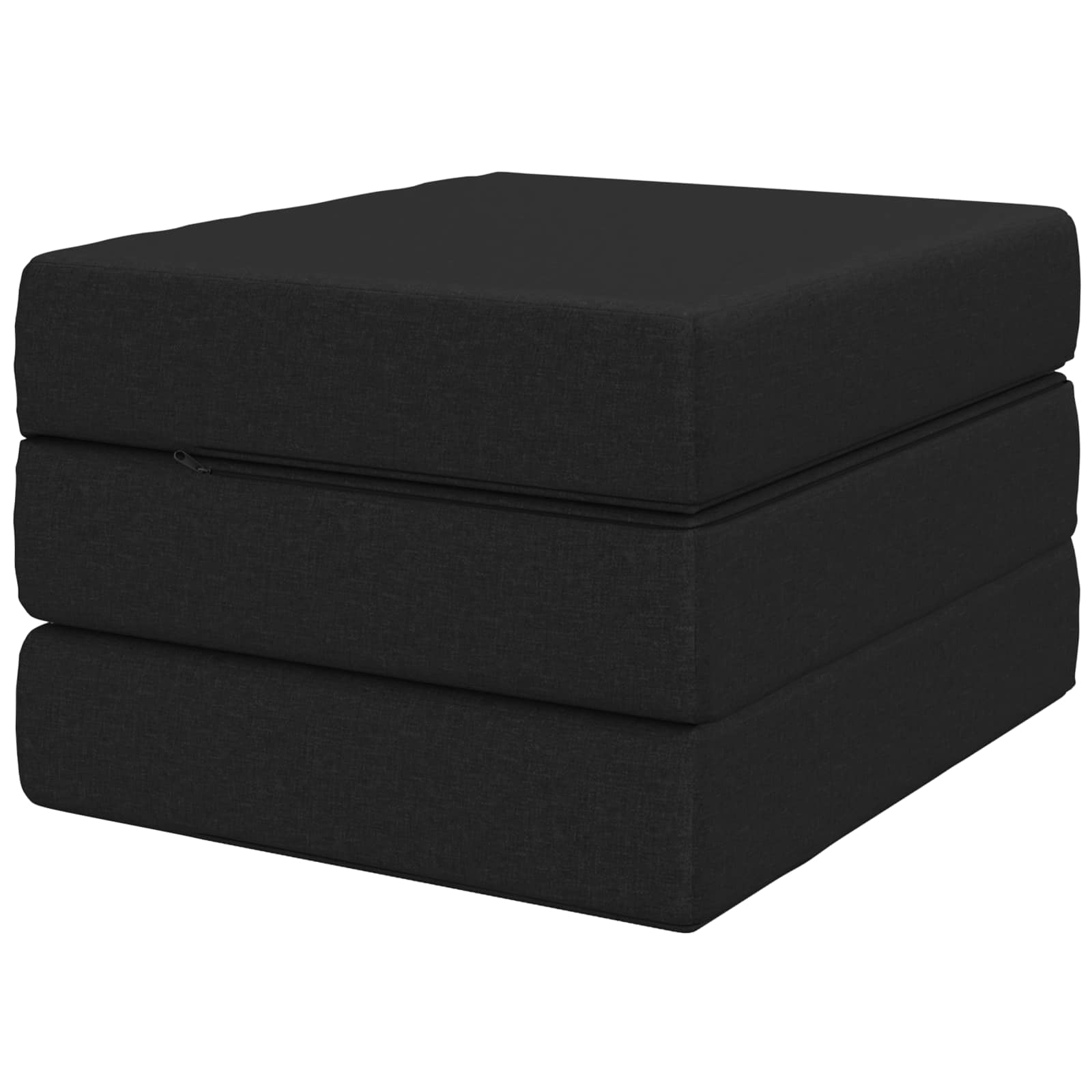 Sofa na razvlačenje 75 x 63 x 45 cm Crna