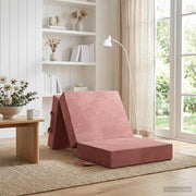 Sofa na razvlačenje 90 x 63 x 45 cm Ružičasta
