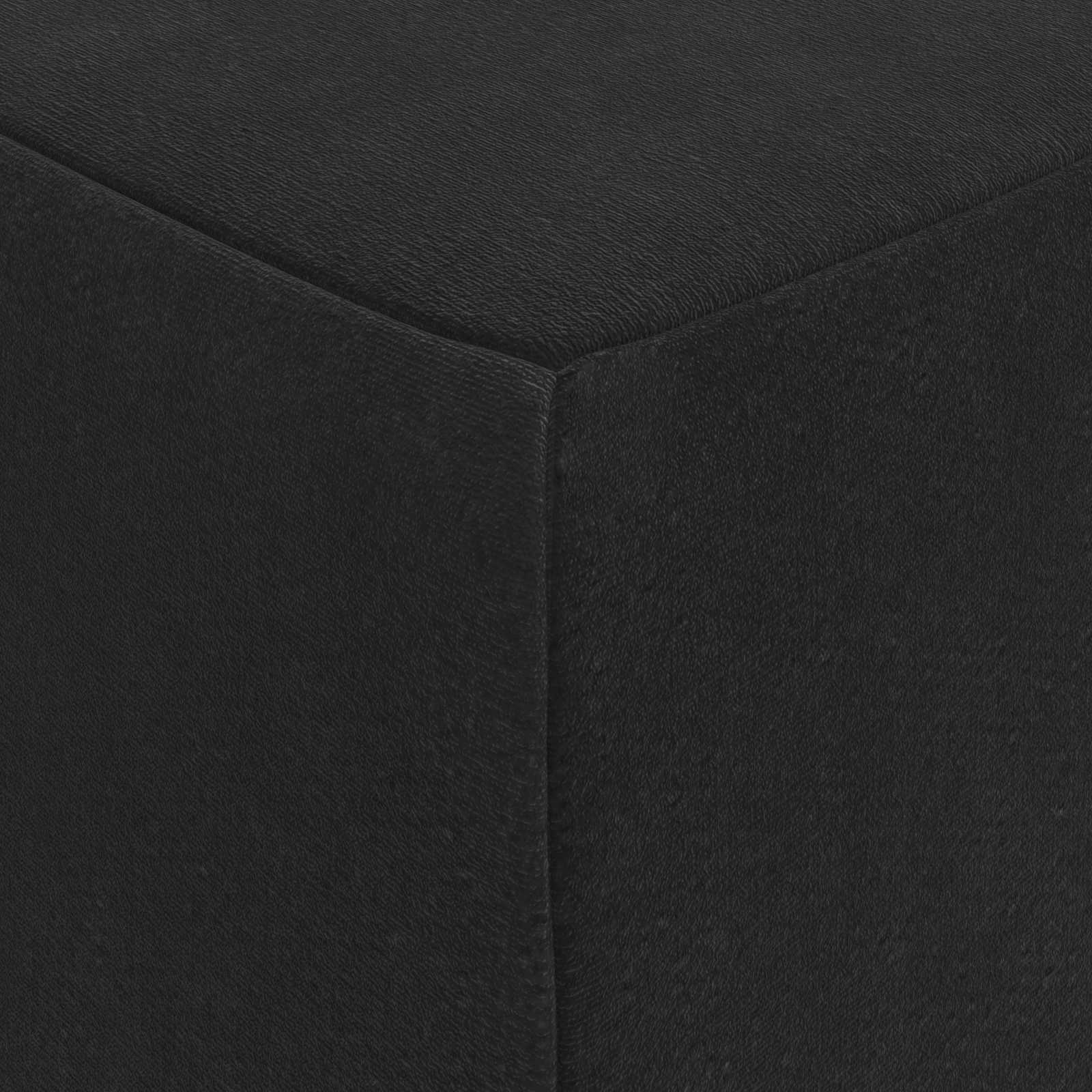 Sofa na razvlačenje 75 x 63 x 45 cm Crna