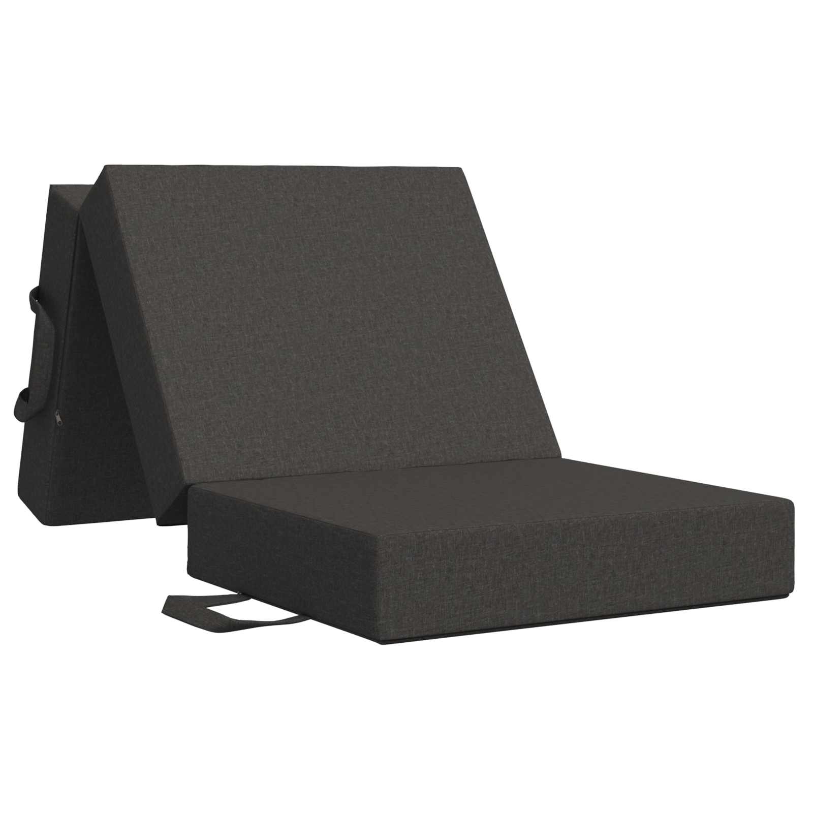 Sofa na razvlačenje 90 x 63 x 45 cm Tamnosiva