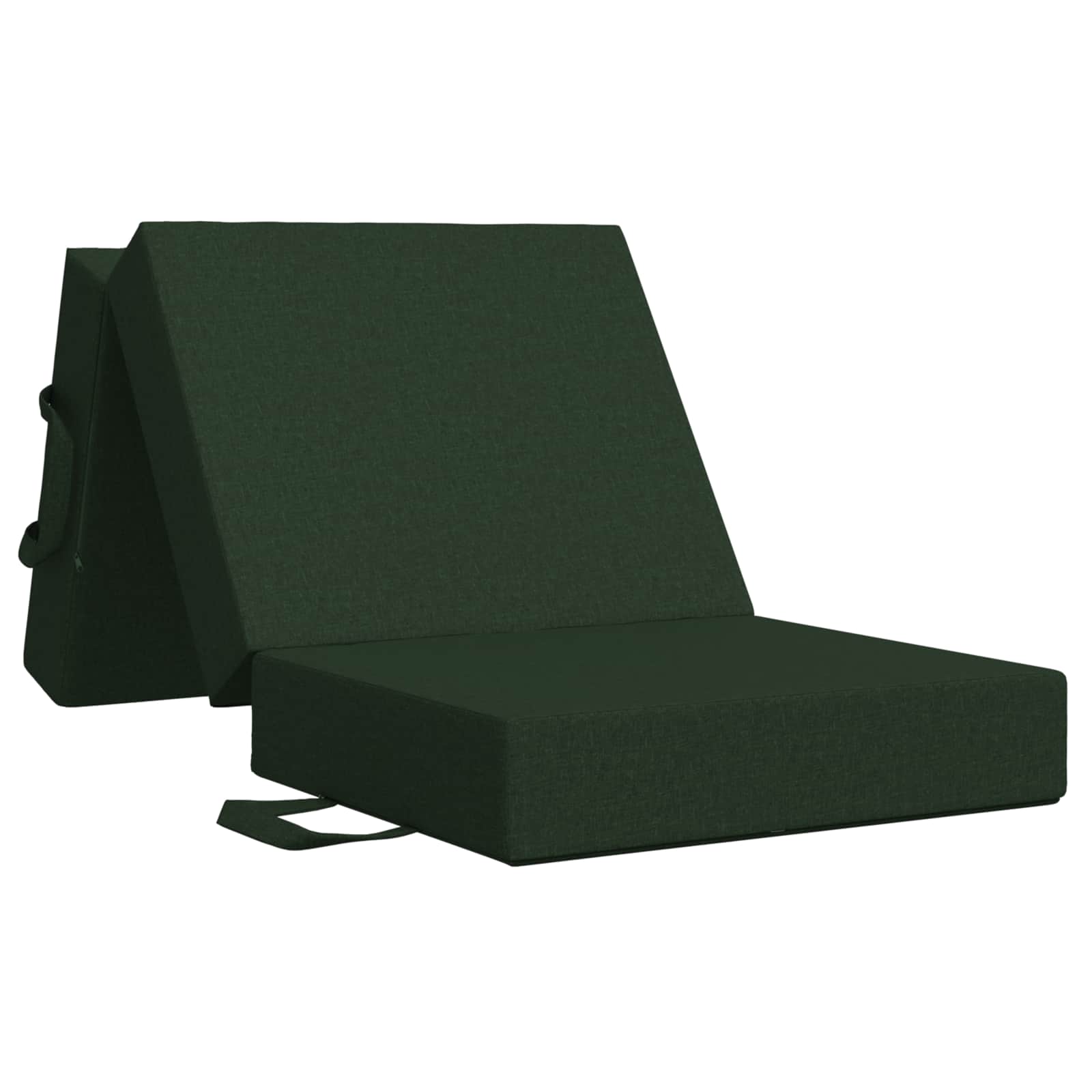 Sofa na razvlačenje 90 x 63 x 45 cm Tamnozelena