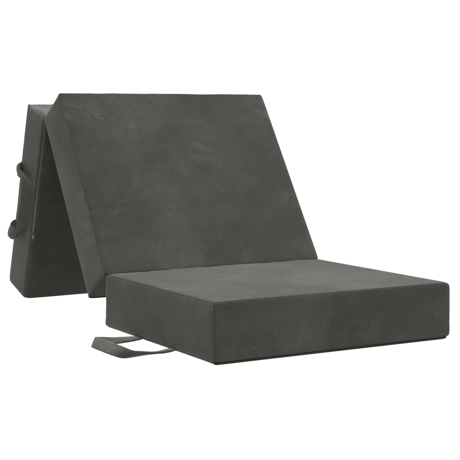 Sofa na razvlačenje 75 x 67 x 45 cm Tamnosiva
