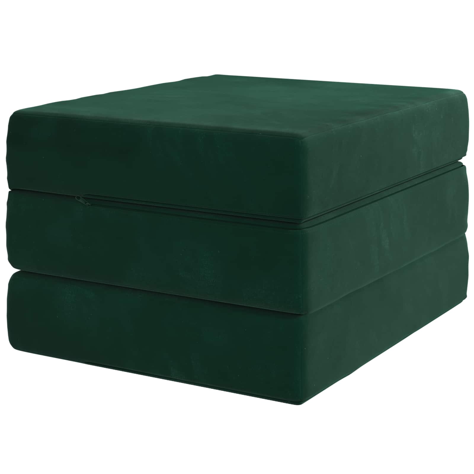Sofa na razvlačenje 75 x 67 x 45 cm Tamnozelena