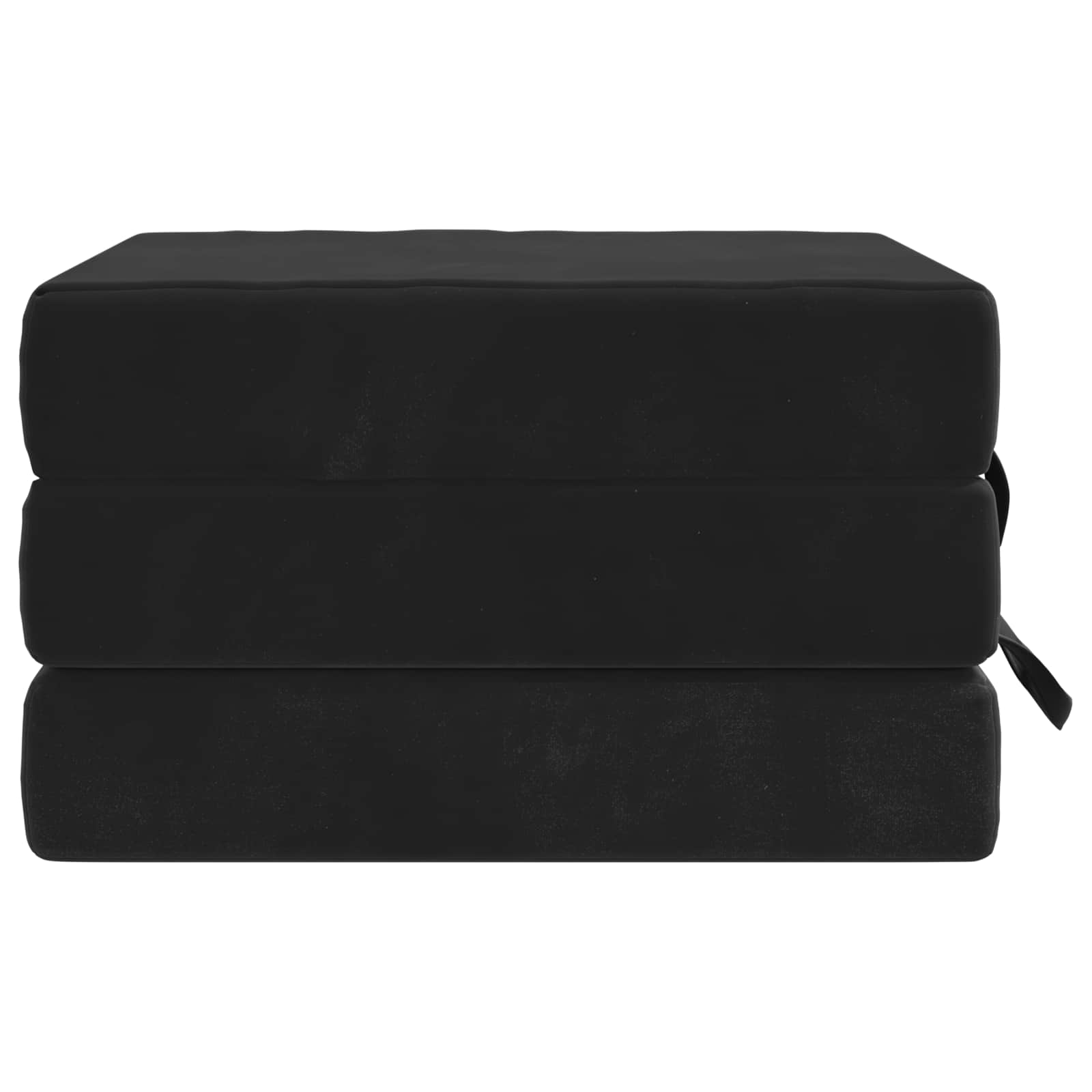 Sofa na razvlačenje 75 x 67 x 45 cm Crna