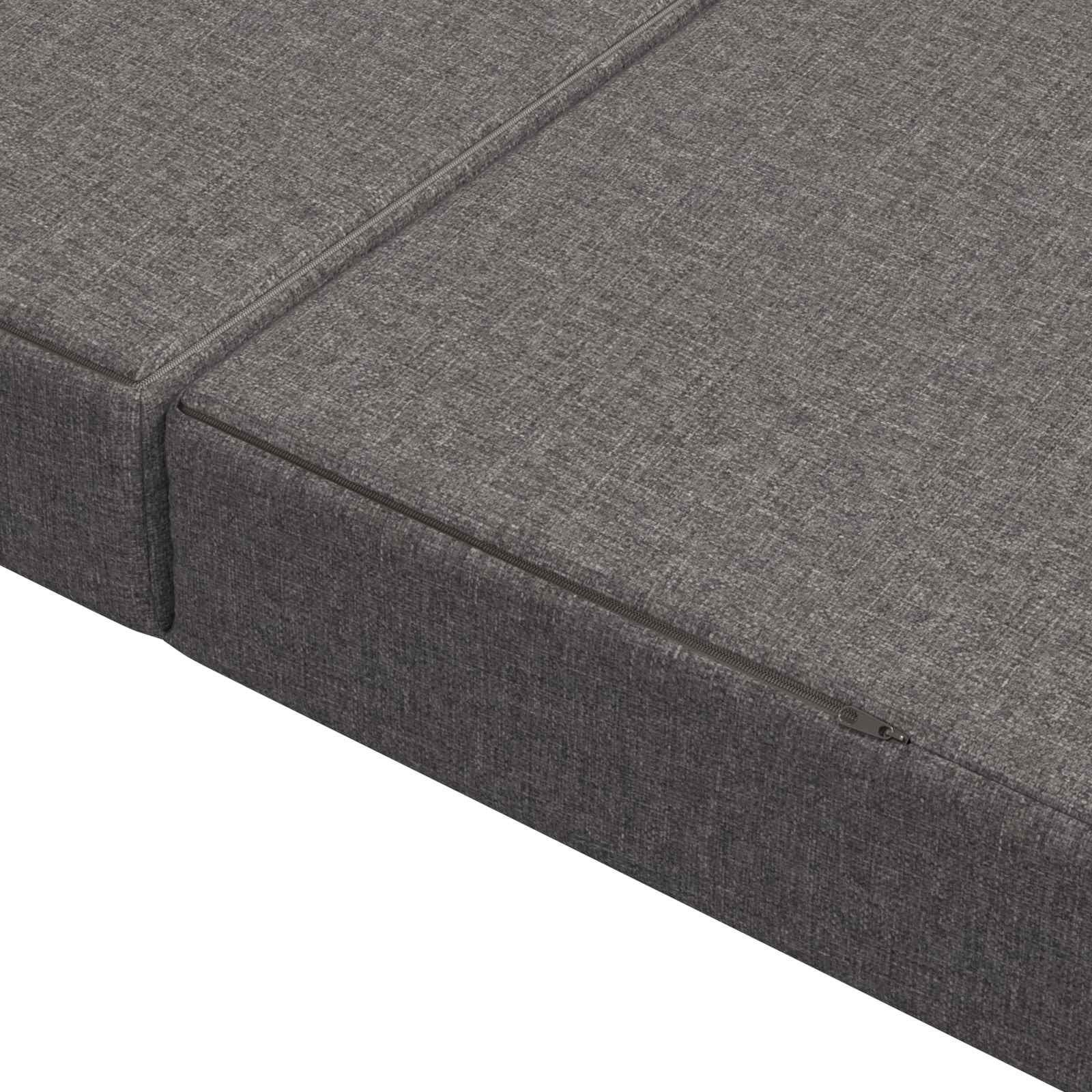 Sofa na razvlačenje 80 x 67 x 45 cm Svjetlosiva