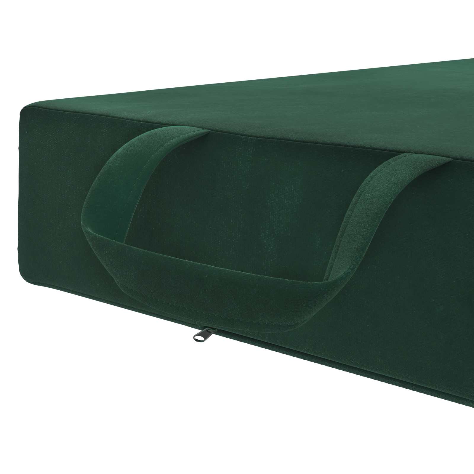 Sofa na razvlačenje 90 x 67 x 45 cm Tamnozelena