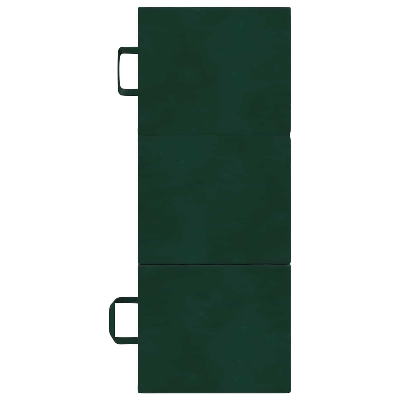 Sofa na razvlačenje 90 x 67 x 45 cm Tamnozelena