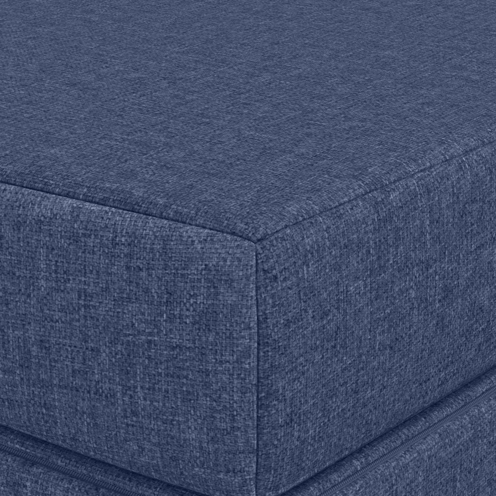 Sofa na razvlačenje 100 x 67 x 45 cm Plava