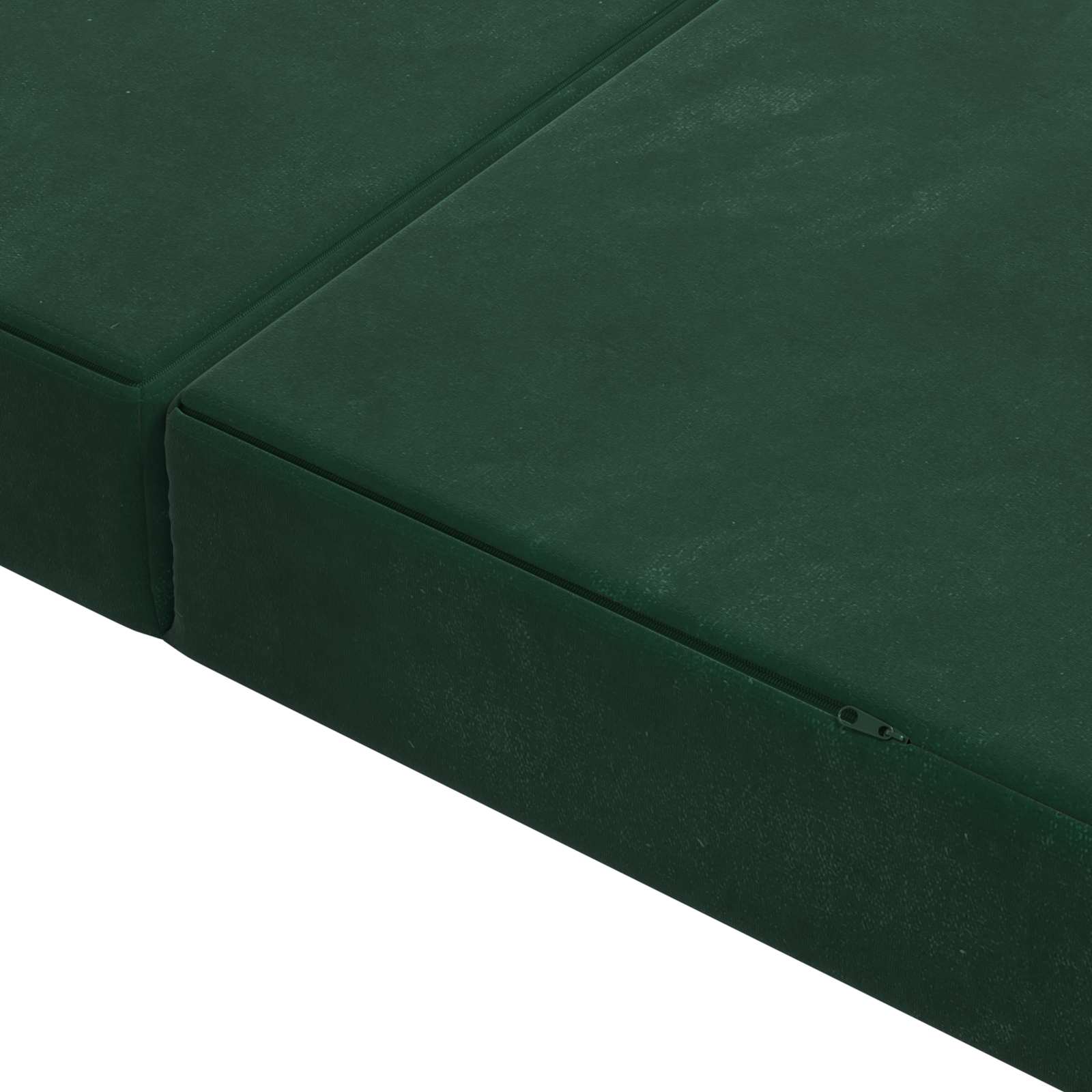 Sofa na razvlačenje 100 x 67 x 45 cm Tamnozelena