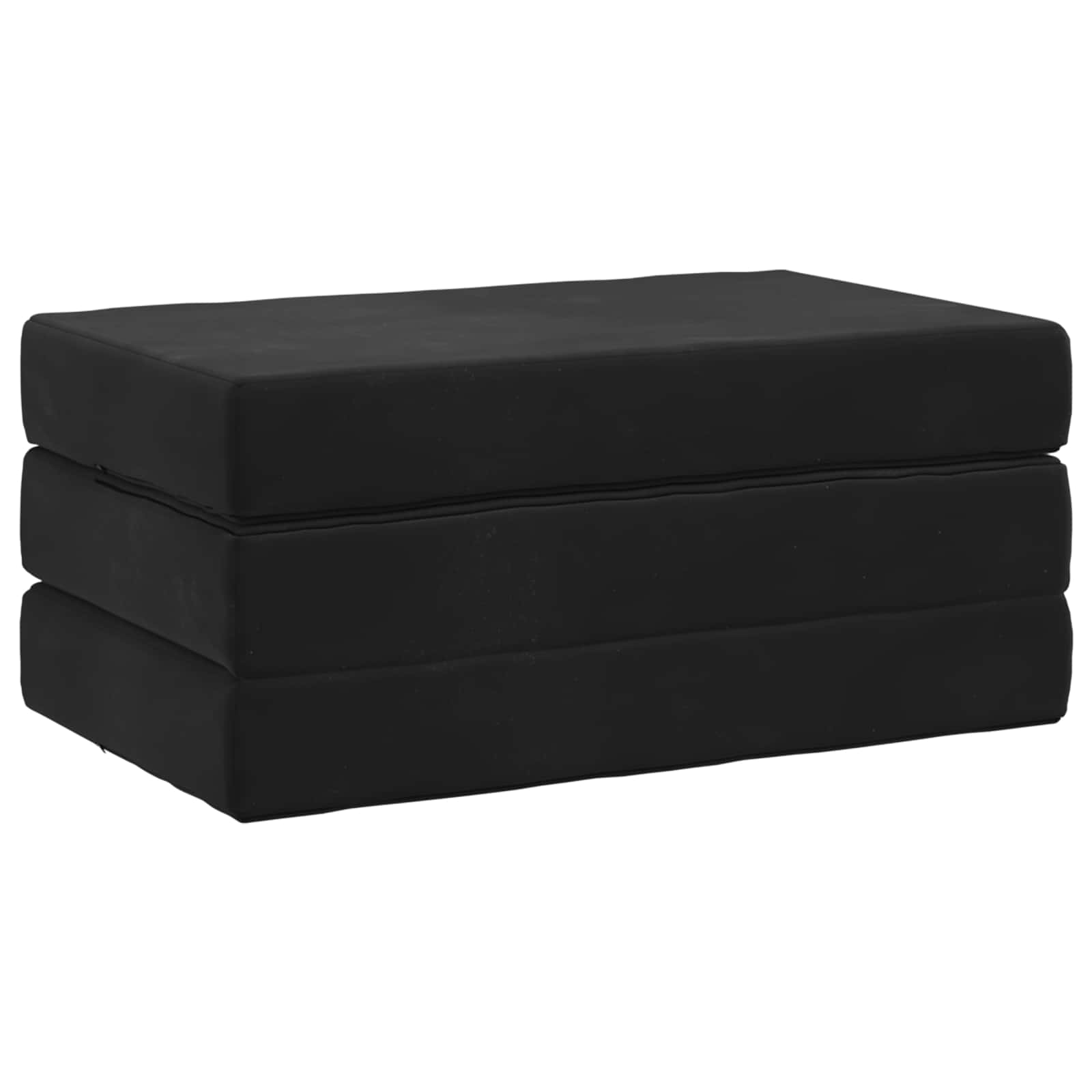 Sofa na razvlačenje 100 x 67 x 45 cm Crna