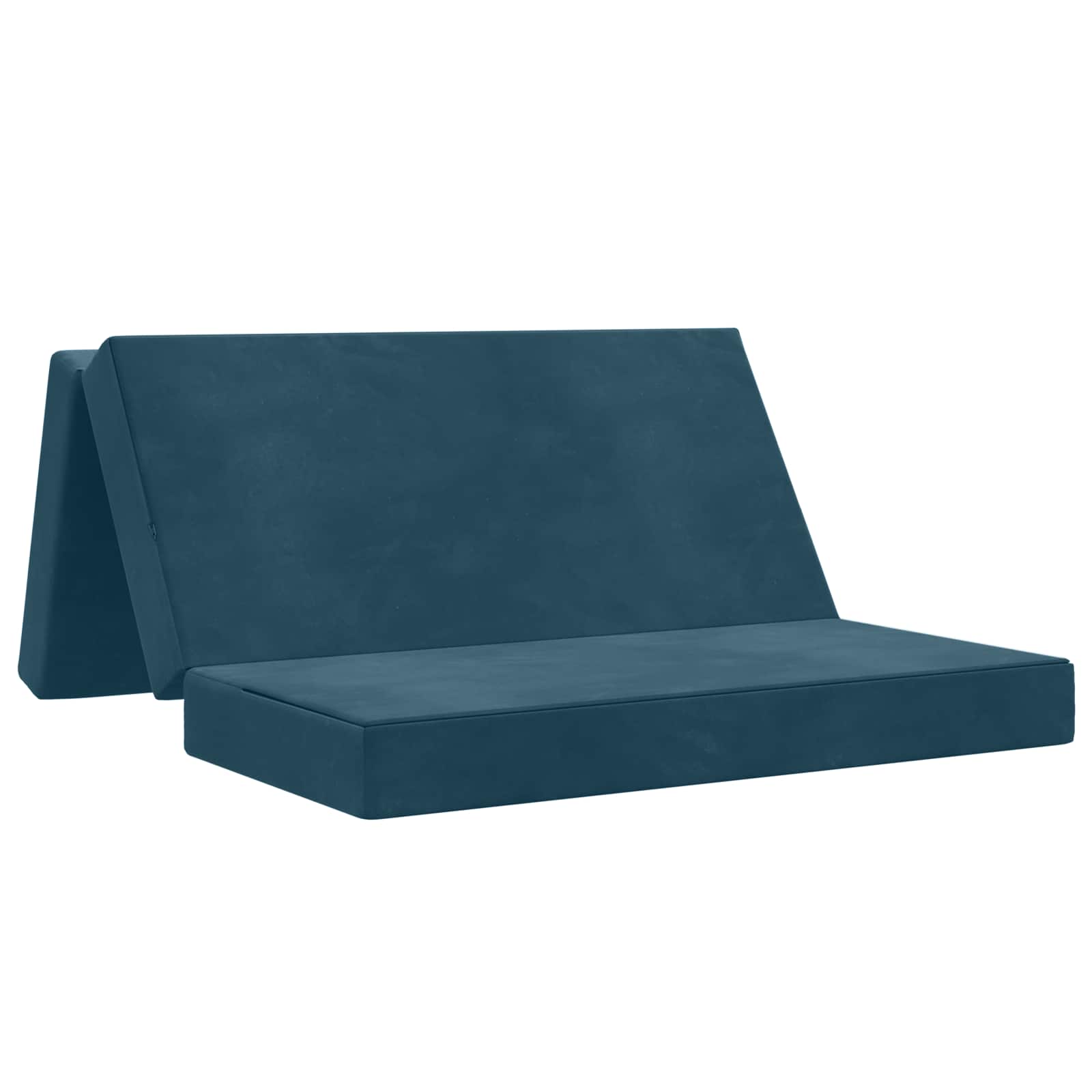 Sofa na razvlačenje 120 x 67 x 45 cm Plava