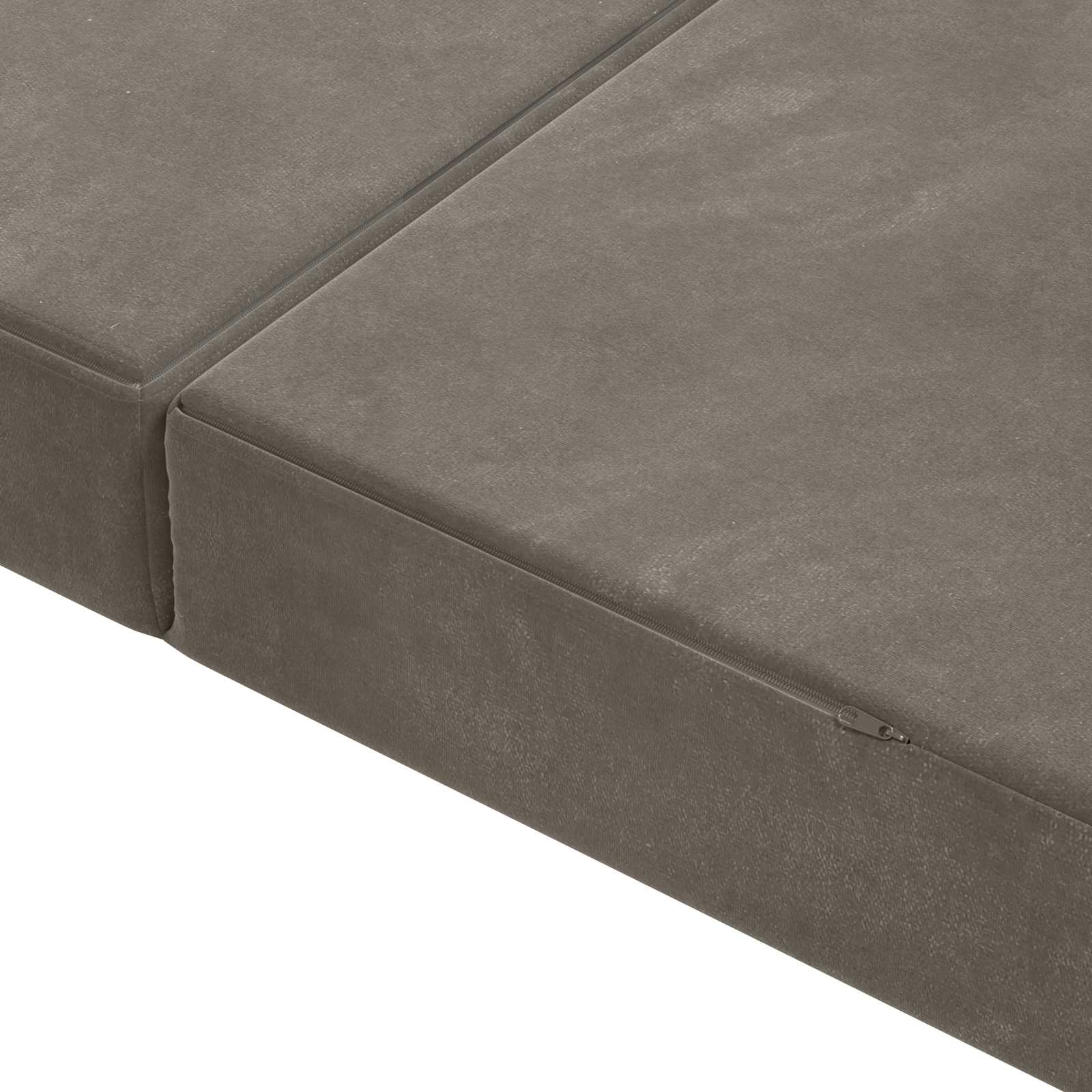 Sofa na razvlačenje 120 x 67 x 45 cm Svjetlosiva