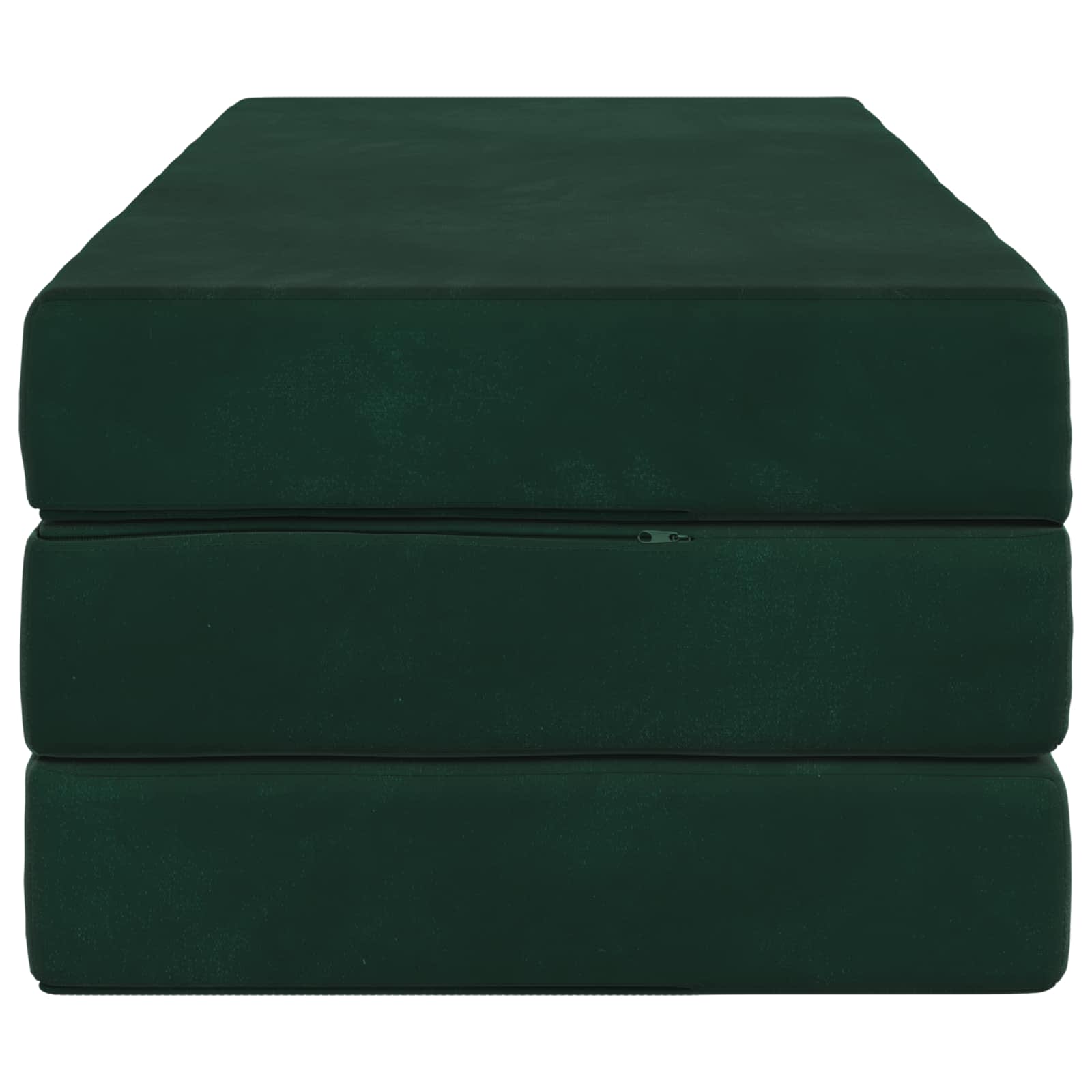 Sofa na razvlačenje 120 x 67 x 45 cm Tamnozelena