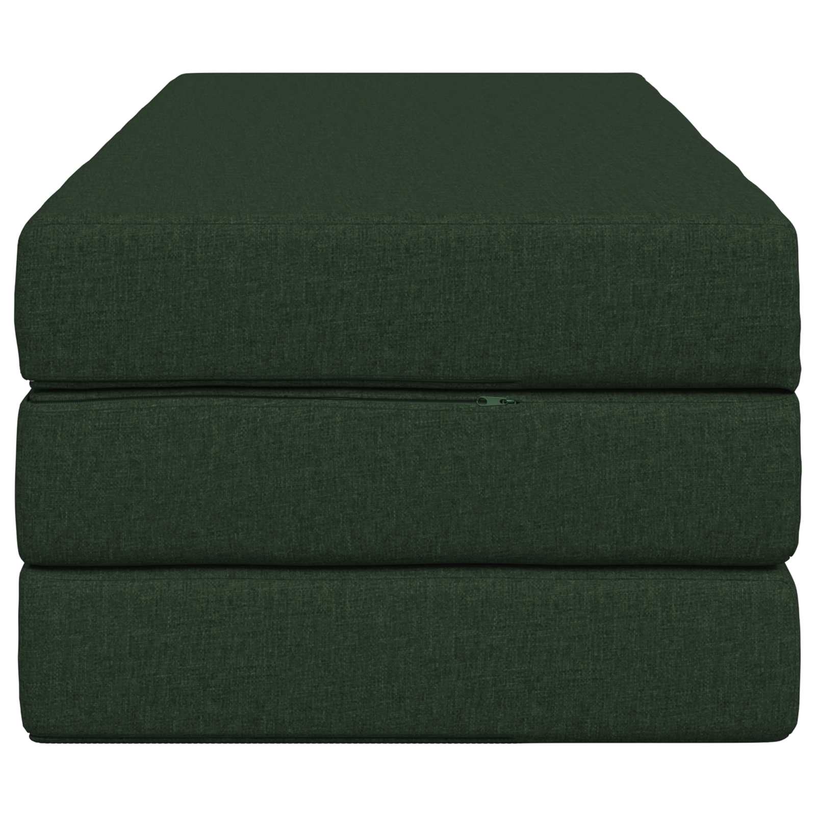 Sofa na razvlačenje 140 x 67 x 45 cm Tamnozelena